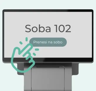 Pripis porabe na sobo z enim dotikom