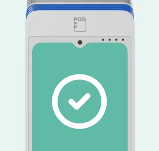 Terminal myPOS potrdi uspešno plačilo