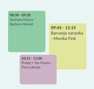 Termin zabeležen v koledarju Timelee